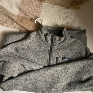 Patagonia Men's Zip-Up Gray Sweater